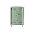Retro Groene Opbergrek met Slot
